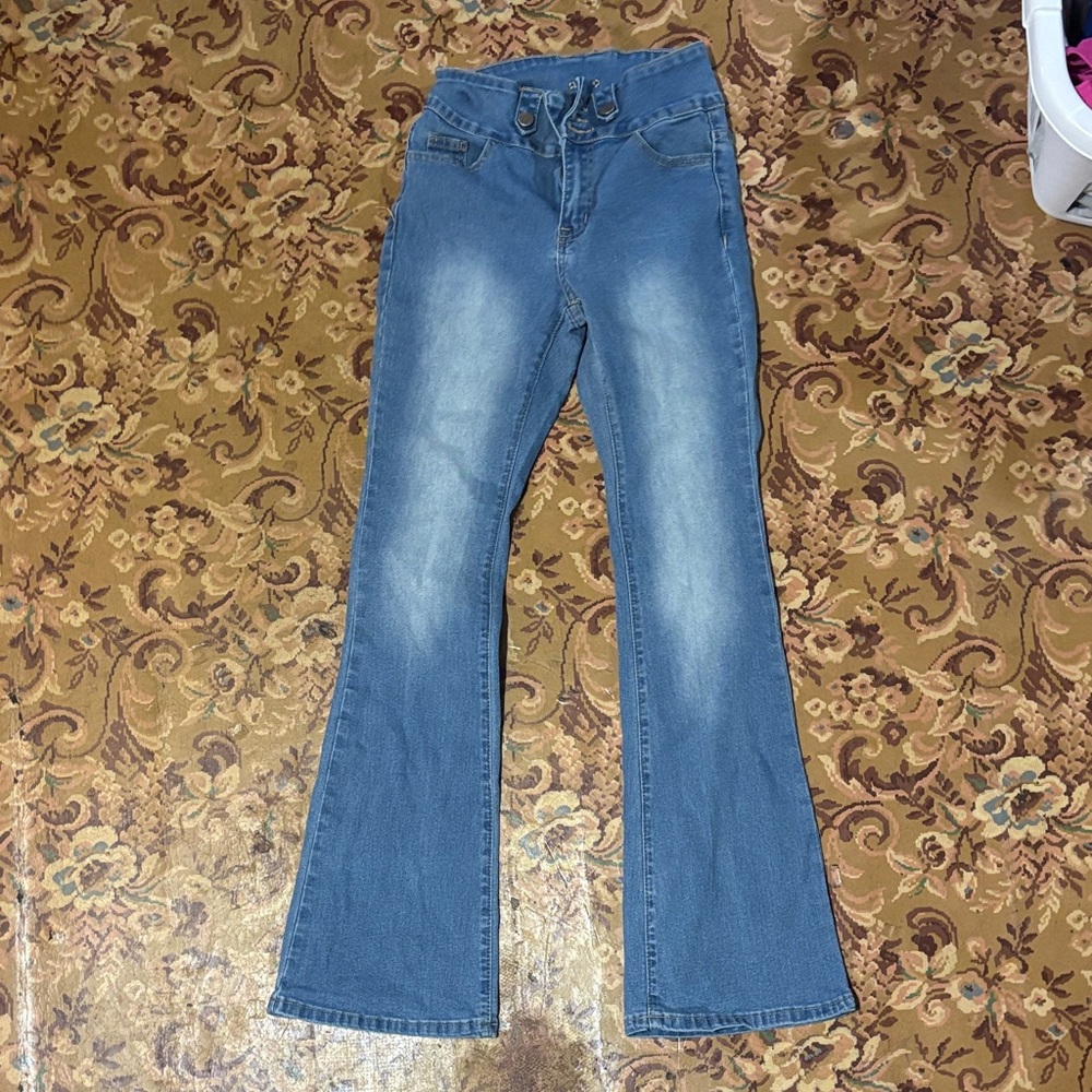 SHEIN Blue Flare Women's Jeans
